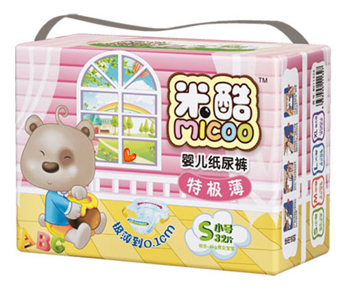 米酷特極薄嬰兒紙尿褲（小號(hào)）