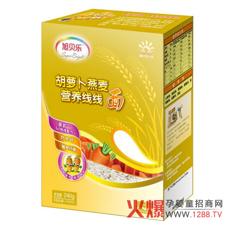 旭貝樂(lè)胡蘿卜燕麥營(yíng)養(yǎng)線線面 親護(hù)1+1科學(xué)配方