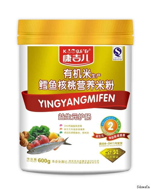 康吉兒有機(jī)米鱈魚核桃營(yíng)養(yǎng)米粉