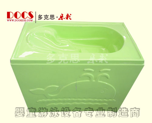 多克思樂彩雙層嬰兒洗澡盆（人體）綠色