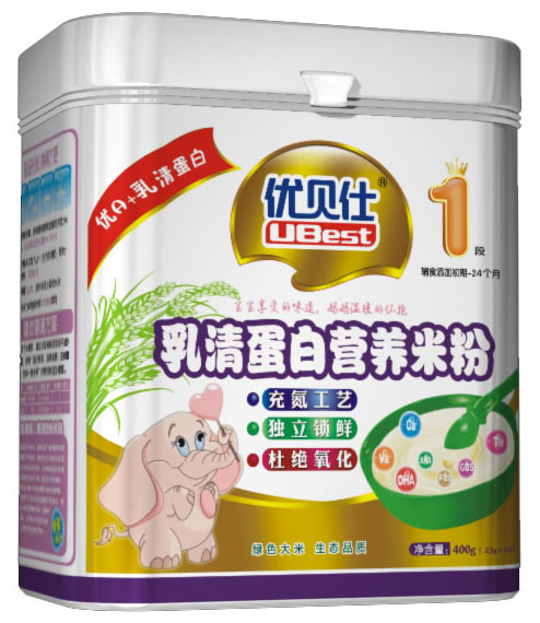 優(yōu)貝仕乳清蛋白營(yíng)養(yǎng)米粉1段