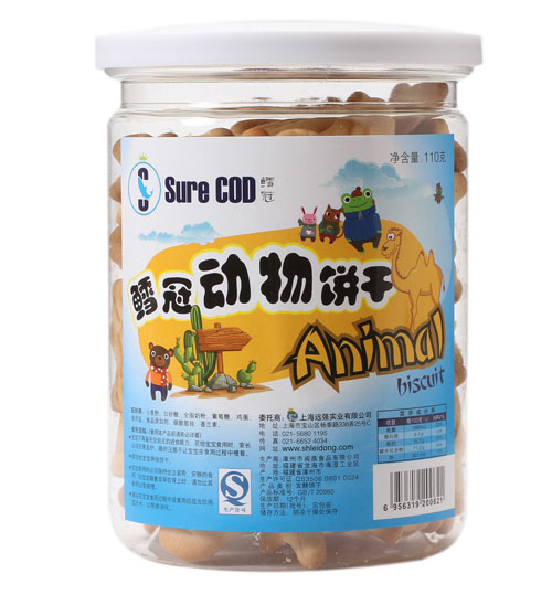 鱈冠動物餅干
