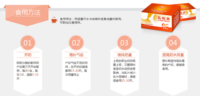 乳利萊催乳方便餐食用方法