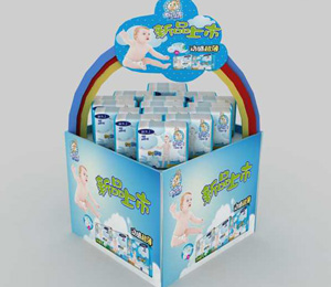 九色鹿紙尿褲終端展示物料
