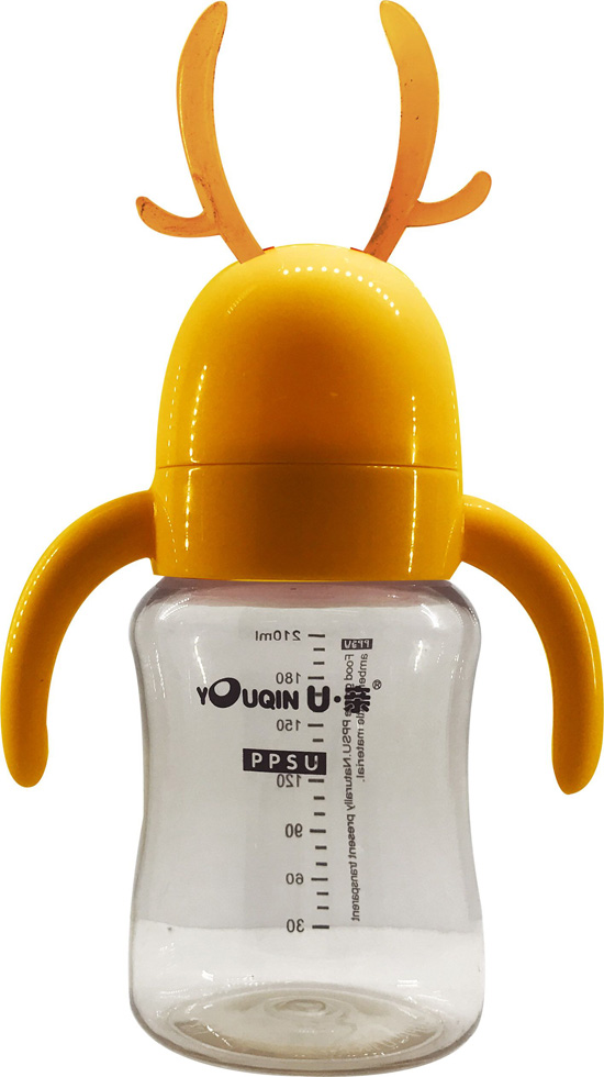   優(yōu)親PPSU奶瓶黃色210ml