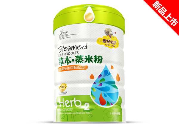   歐貝米拉草本蒸米粉鐵聽-水果多維潤暢配方