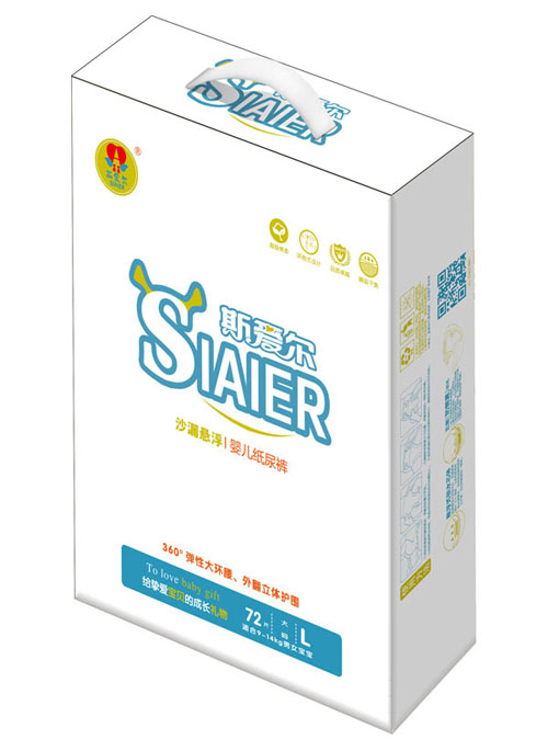  斯愛爾沙漏懸浮嬰兒紙尿褲L碼72片