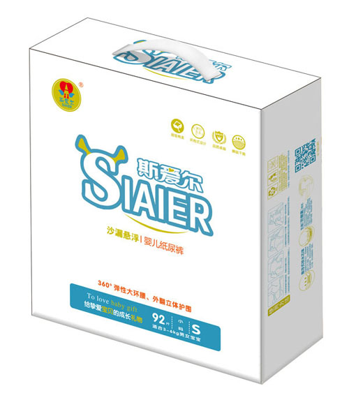  斯愛爾沙漏懸浮嬰兒紙尿褲S碼92片