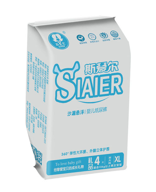  斯愛爾沙漏懸浮嬰兒紙尿褲XL碼4片