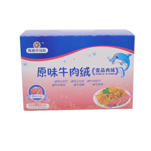  海底小縱隊(duì)原味牛肉絨80g