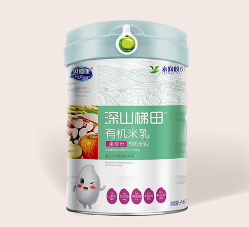    貝迪康深山梯田有機米乳-果繽紛配方