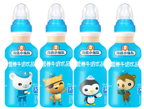    海底小縱隊益生元營養(yǎng)牛奶飲品（原味）