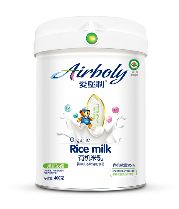  愛(ài)堡利果蔬多維有機(jī)米乳