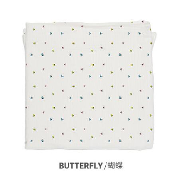  西班牙baby bites嬰兒Muslin多用途純棉襁褓包巾 蝴蝶