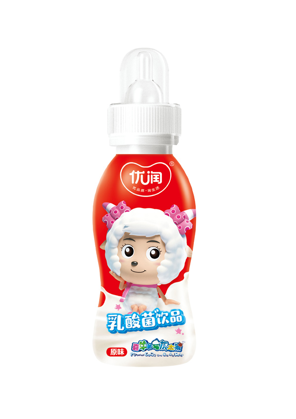 優(yōu)潤原味乳酸菌飲品 瓶裝紅色.jpg