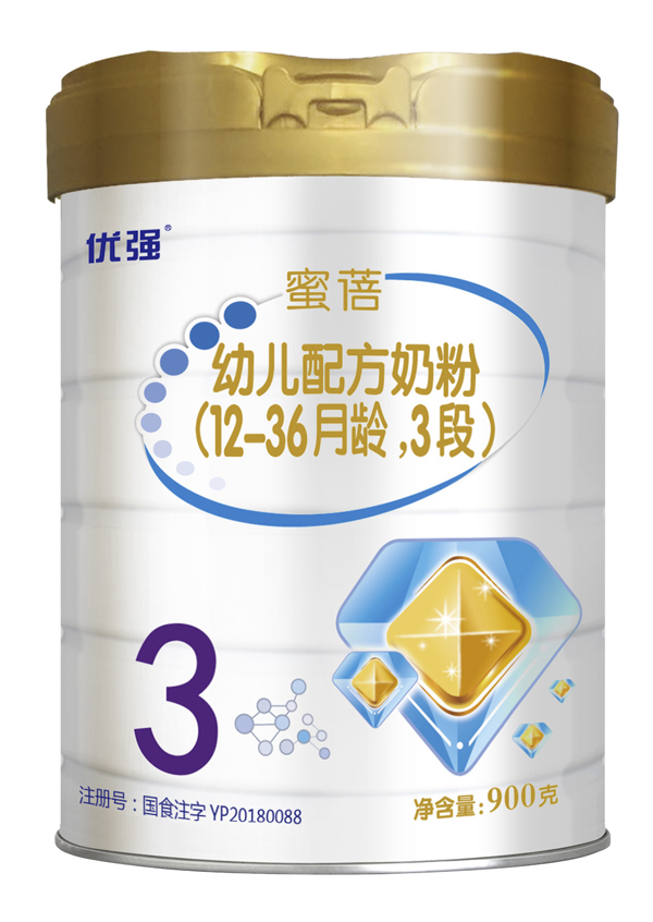  圣元優(yōu)強(qiáng)蜜蓓幼兒配方奶粉（12-36月齡，3段）聽裝