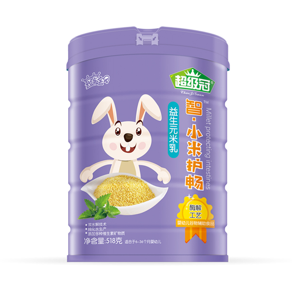   超級冠智護(hù)益生元小米護(hù)暢米乳