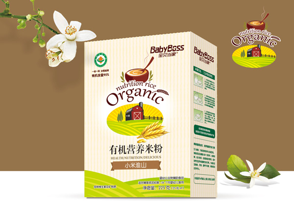  寶貝當(dāng)家小米淮山有機營養(yǎng)米粉 盒裝.