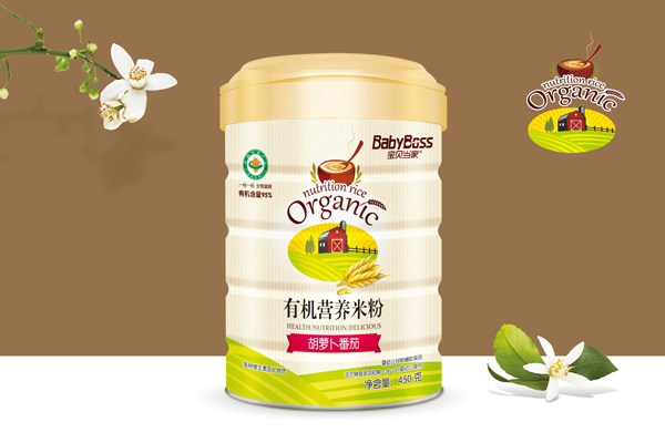  寶貝當(dāng)家胡蘿卜番茄有機營養(yǎng)米粉 聽裝