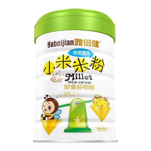  雅倍健核桃蓮子小米米粉罐裝