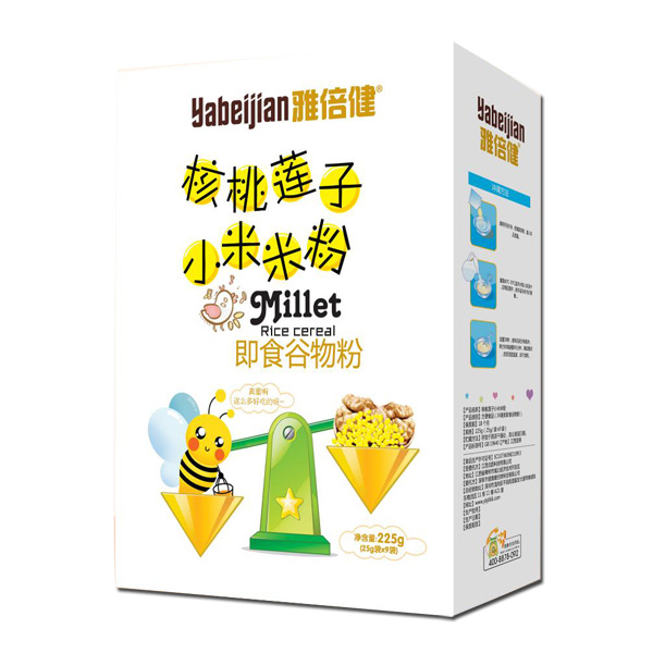  雅倍健核桃蓮子小米米粉盒裝