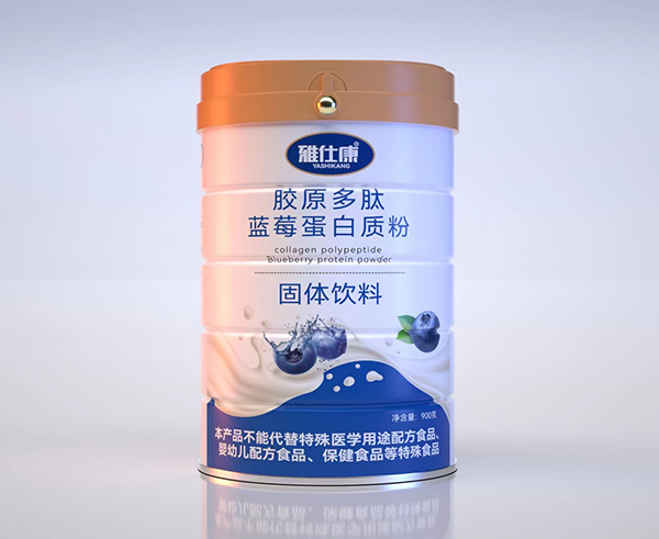  雅仕康膠原多肽藍(lán)莓蛋白質(zhì)粉
