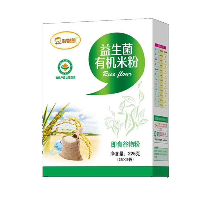  智慧熊益生菌有機(jī)米粉 盒裝