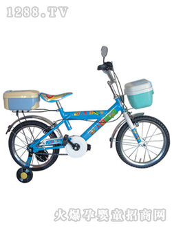 永耐童車藍(lán)色Y型車架