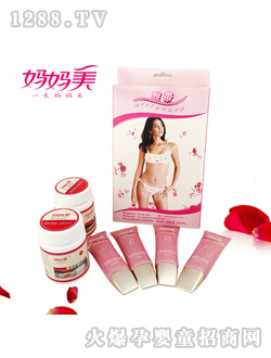 媽媽美緊致淡紋美腹霜四支套裝