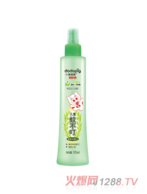 小豬嚕嚕兒童蚊不叮驅(qū)蚊花露水195ml
