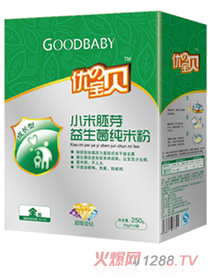 優(yōu)の寶貝益生菌純米粉250g
