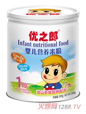 優(yōu)之郎淮山多維配方米粉1段500g