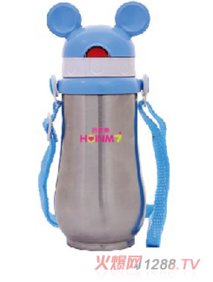 好嬰美不銹鋼保溫背帶水壺（大葫蘆米老鼠）280ml