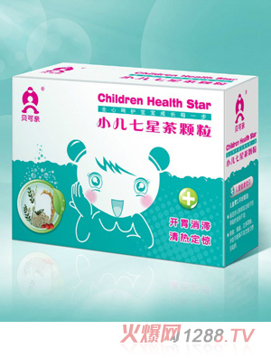 貝可親小兒七星茶顆粒