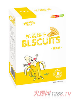 優(yōu)貝龍機(jī)能餅干(香蕉味)盒裝