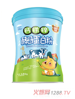 貝比力鈣鐵鋅酵母蛋白粉
