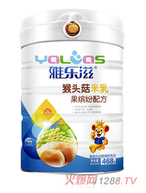 雅樂滋猴頭菇米乳-果繽紛配方