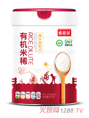 雅恩貝有機(jī)米稀（猴頭菇配方）
