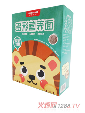 育英時(shí)光多彩營養(yǎng)面 菠菜口味