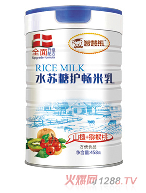 智慧熊水蘇糖護(hù)腸米乳 山楂+獼猴桃 聽(tīng)裝