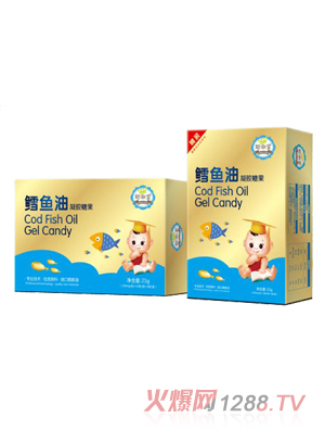 聰俐寶鱈魚油凝膠糖果