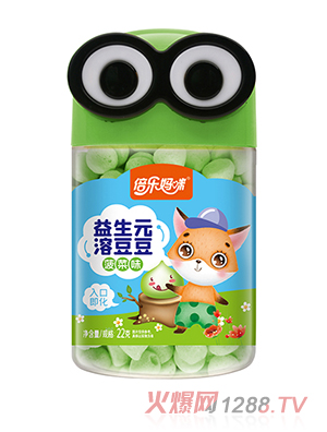 倍樂媽咪益生元溶豆豆-大眼萌罐菠菜味