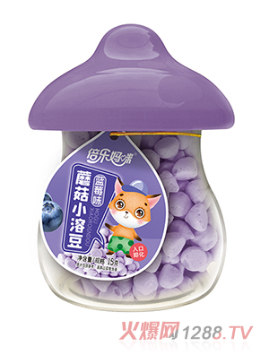 倍樂媽咪蘑菇小溶豆-藍(lán)莓味