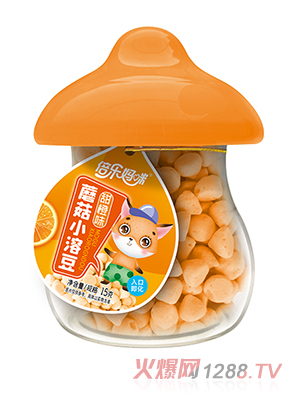 倍樂媽咪蘑菇小溶豆-甜橙味