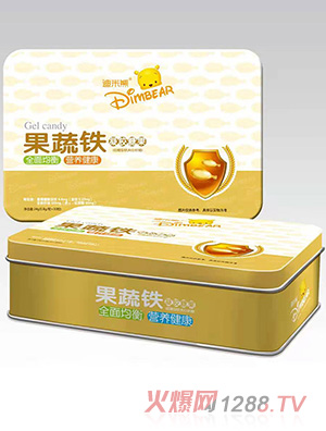 迪米熊果蔬鐵凝膠糖果