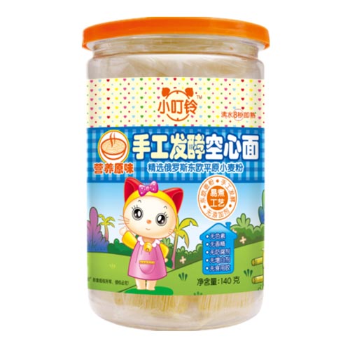  小叮鈴手工發(fā)酵空心面營養(yǎng)原味