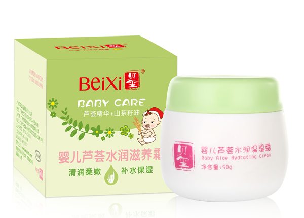  貝璽嬰兒蘆薈水潤(rùn)保濕霜（50g）