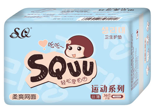  SQUU柔爽網(wǎng)面衛(wèi)生護墊