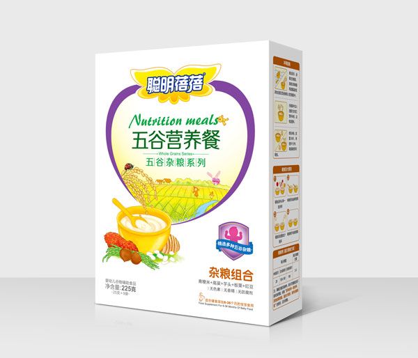  聰明蓓蓓盒裝五谷營養(yǎng)餐雜糧